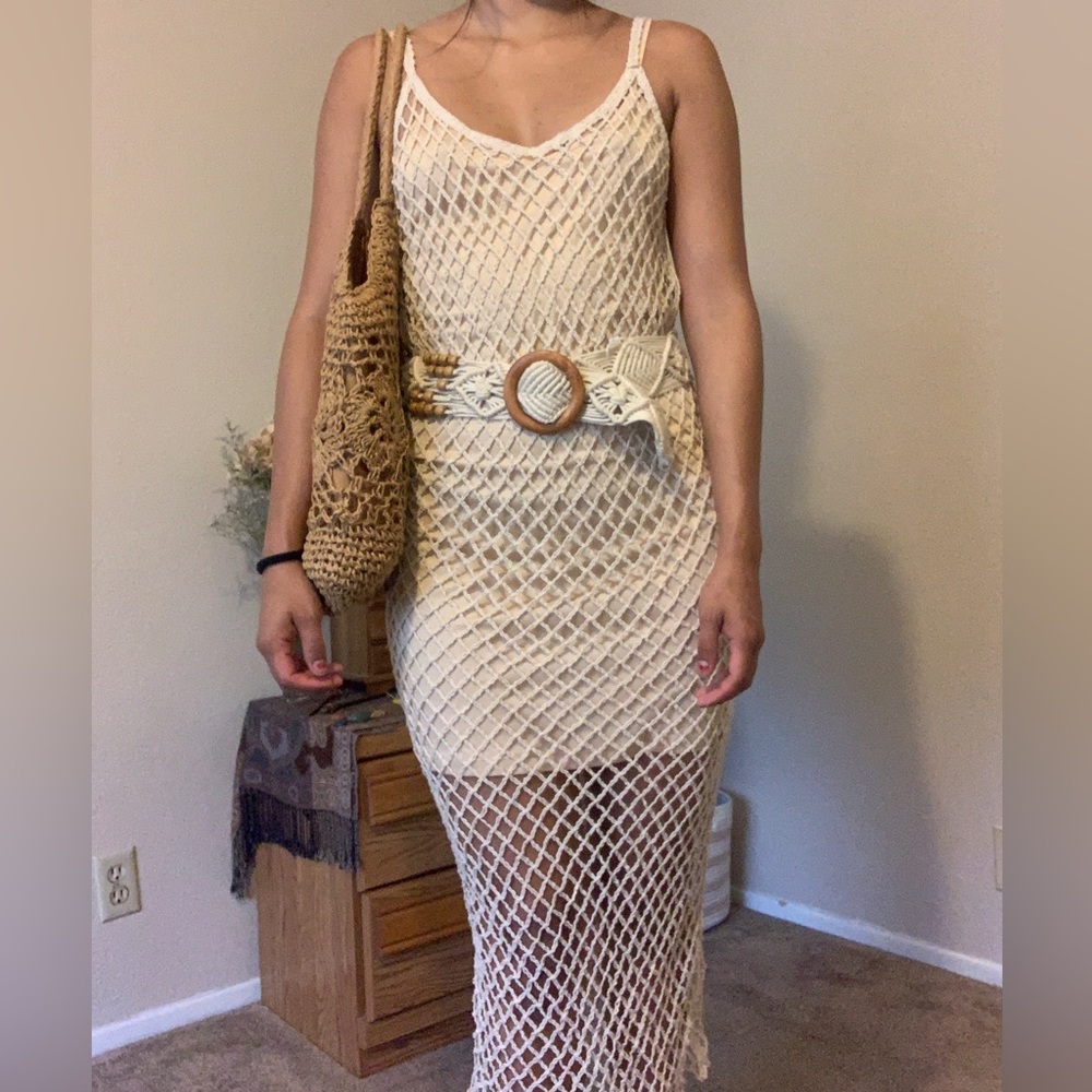 Knit coverup dress